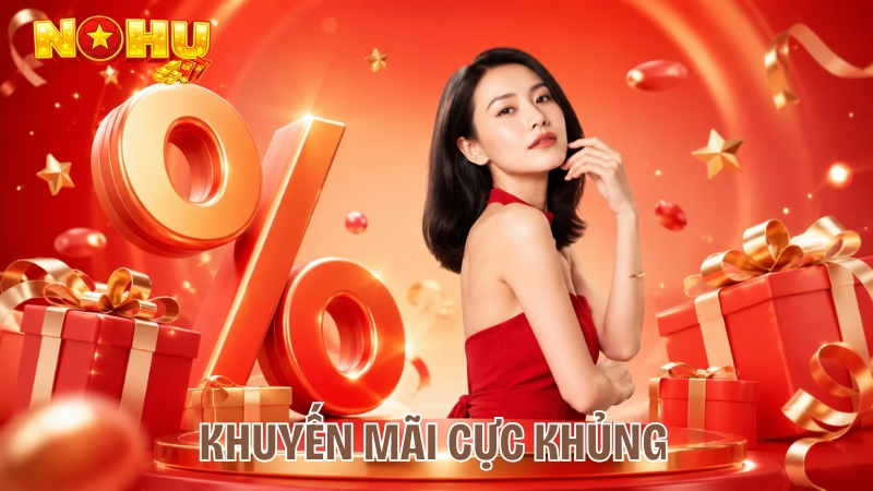 Tiền thưởng cực lớn tại khuyến mãi nohu90